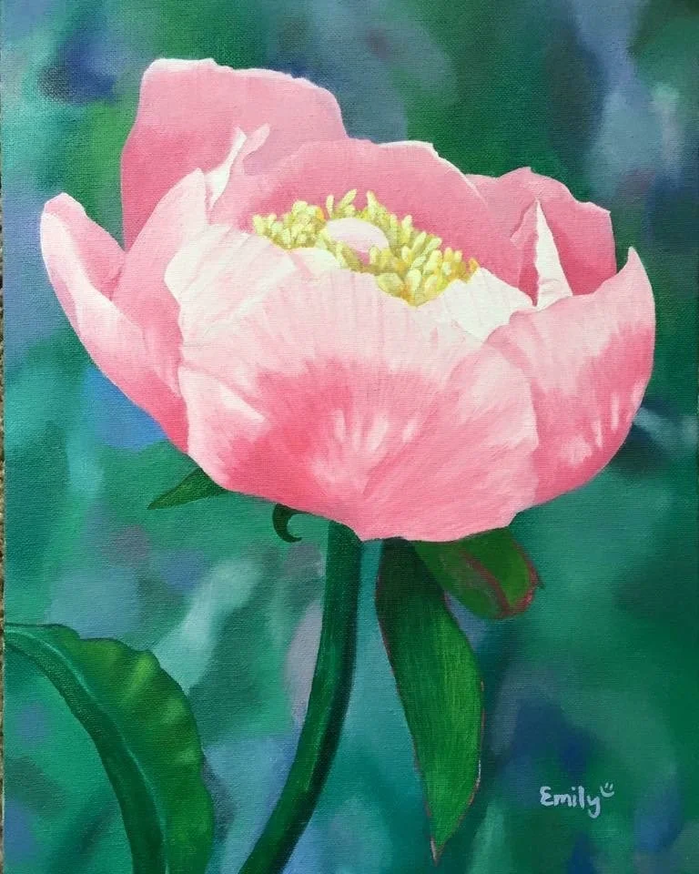 Flower artwork variation by Emily Blakeman